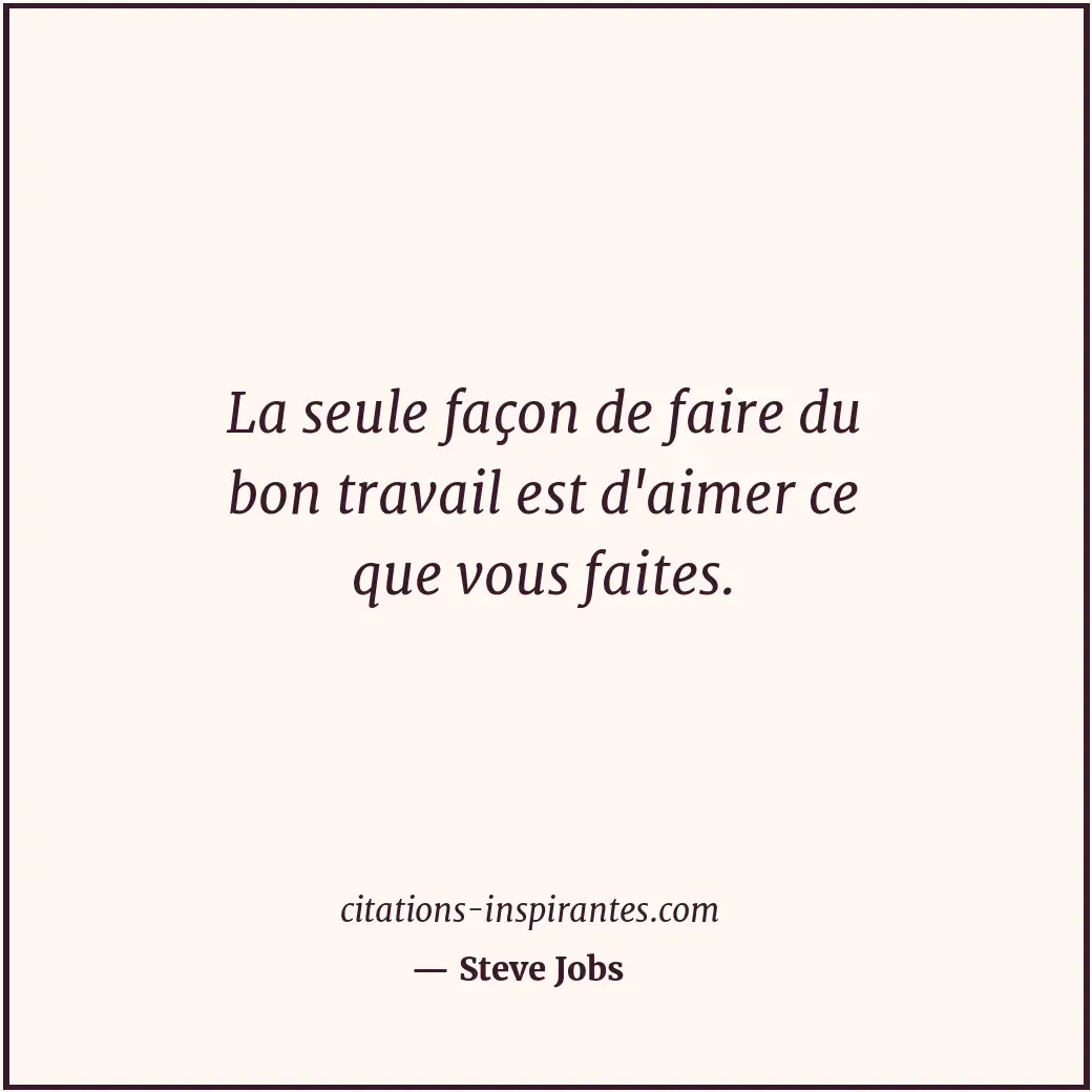 Citation de Steve Jobs