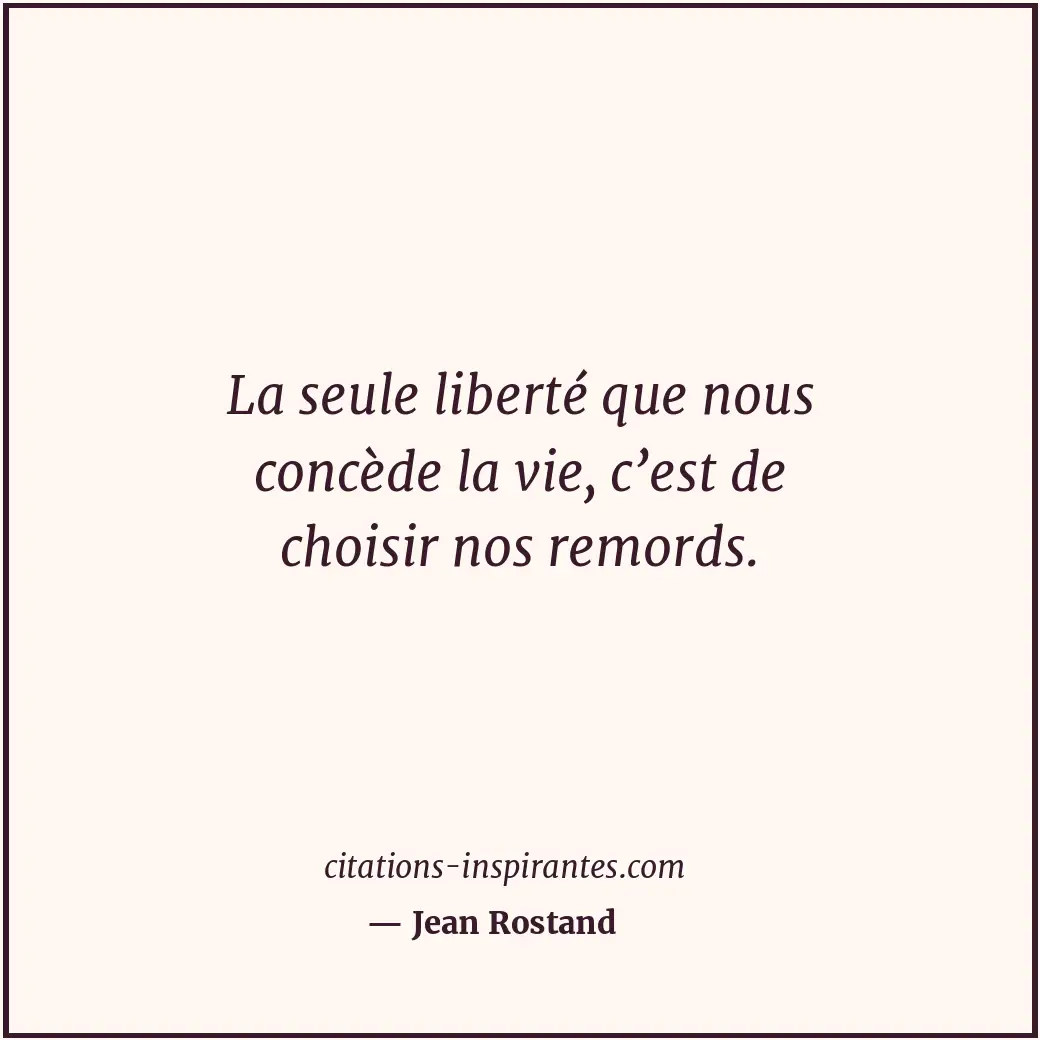 Citation de Jean Rostand