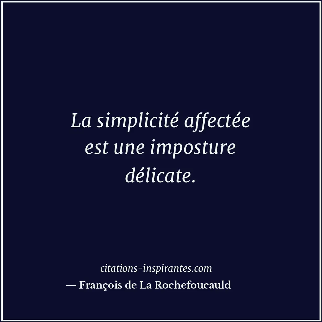 Citation de François de La Rochefoucauld