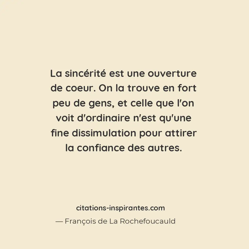 Citation de François de La Rochefoucauld