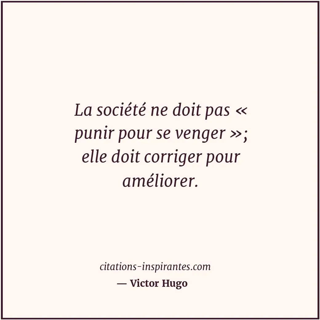 Citation de Victor Hugo