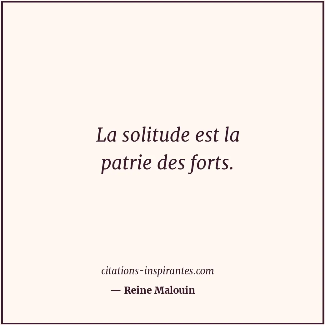 Citation de Reine Malouin