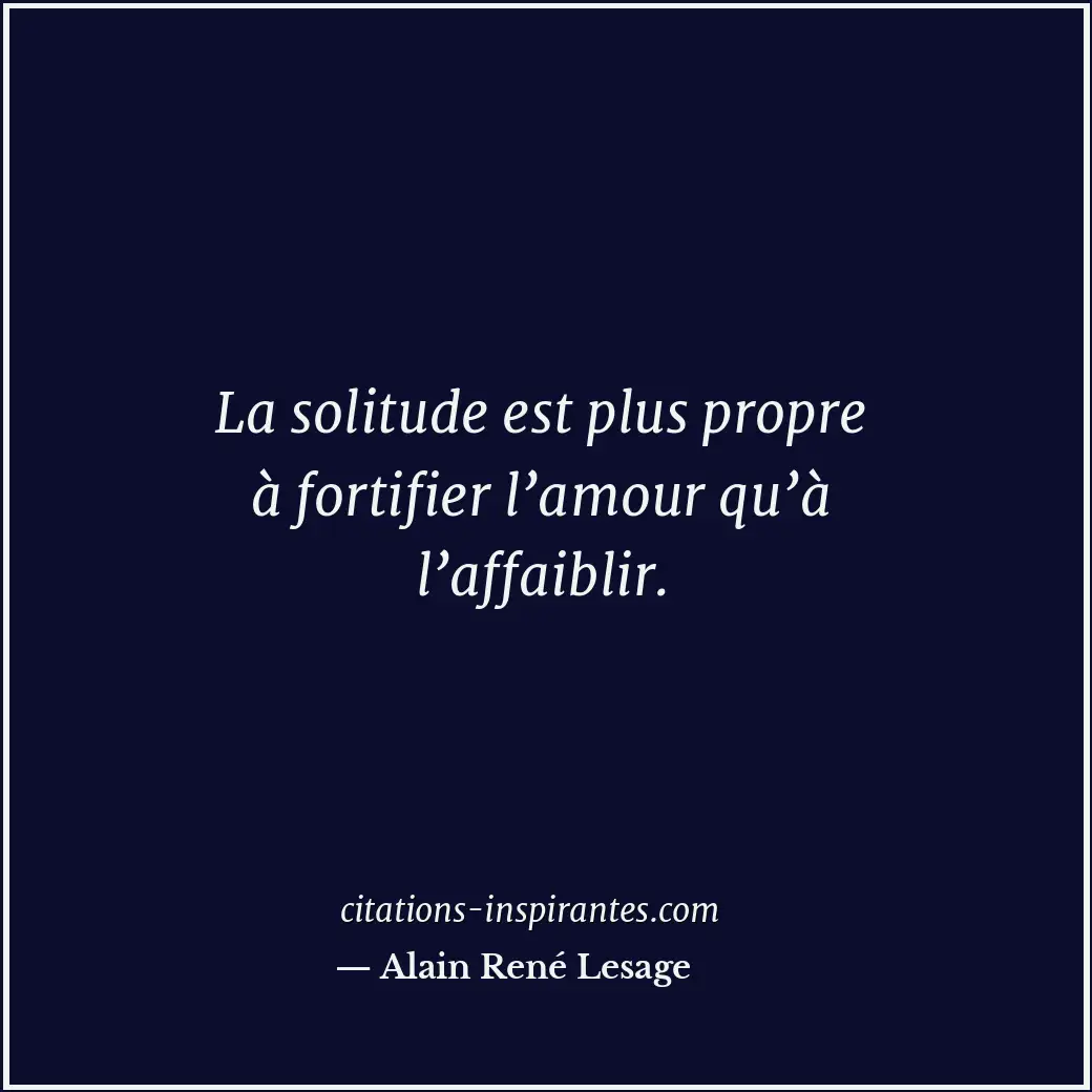 Citation de Alain René Lesage