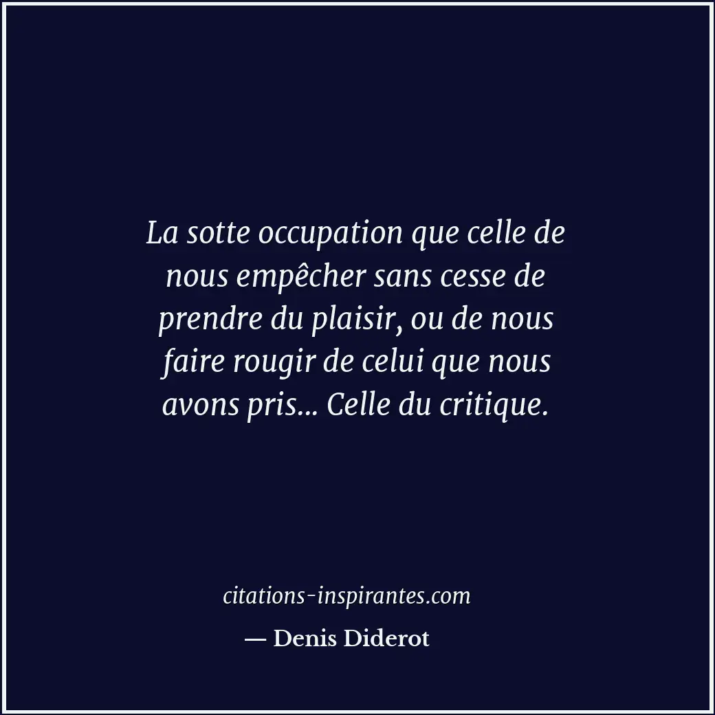 Citation de Denis Diderot