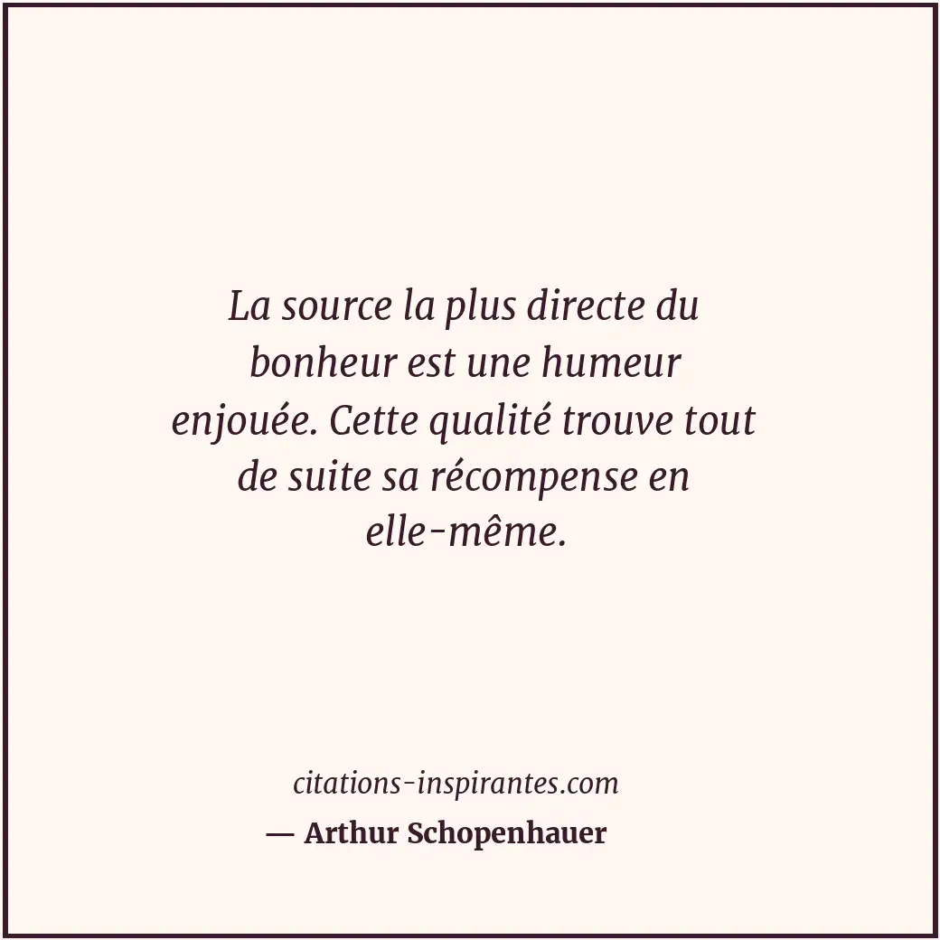 Citation de Arthur Schopenhauer