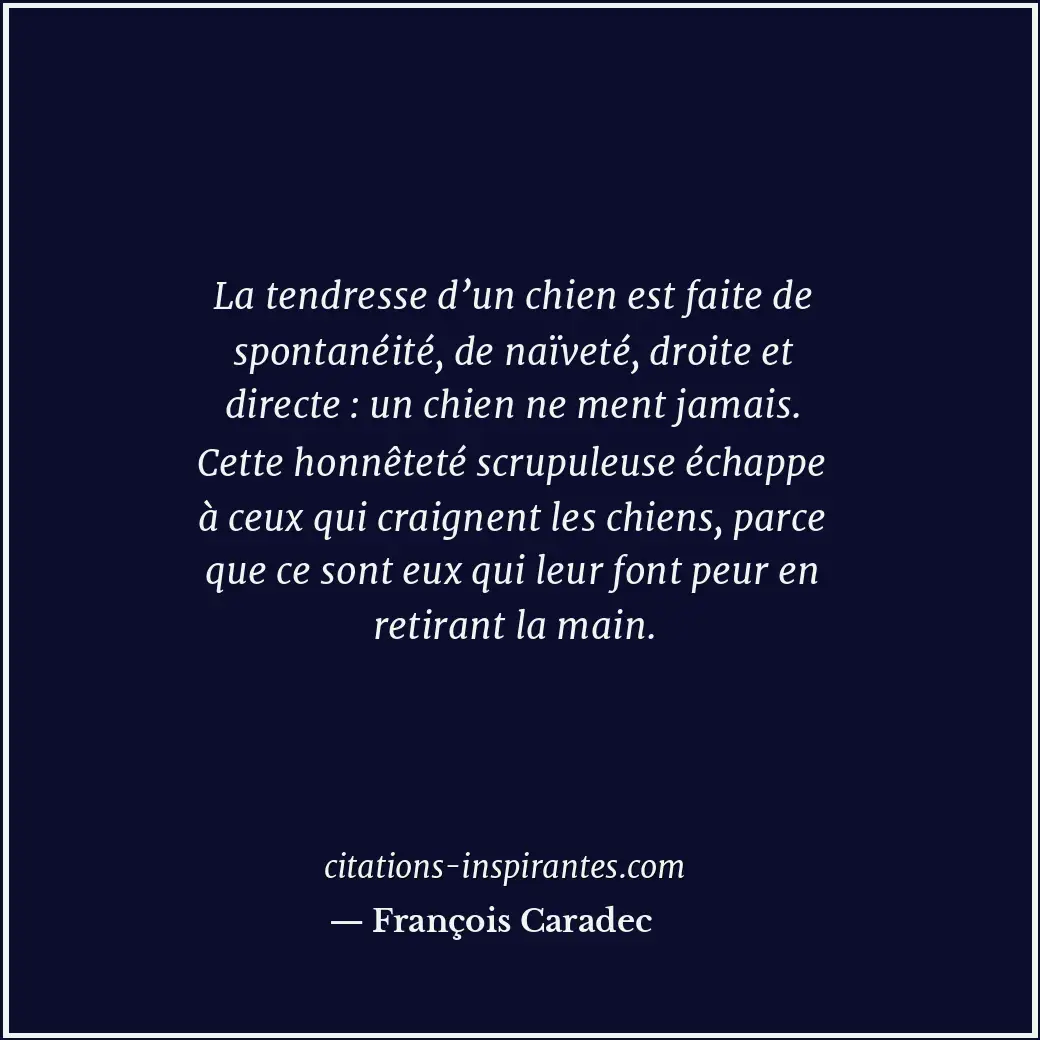 Citation de François Caradec