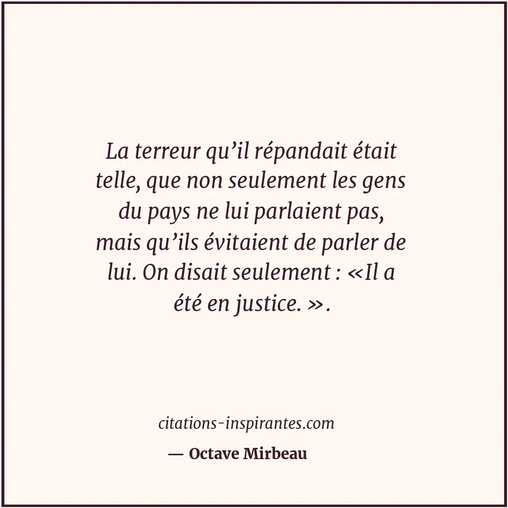 Citation de Octave Mirbeau