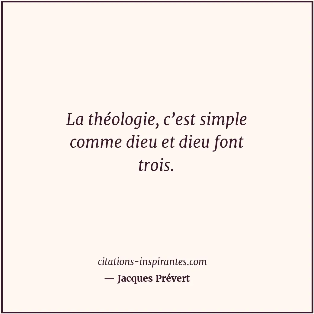 Citation de Jacques Prévert