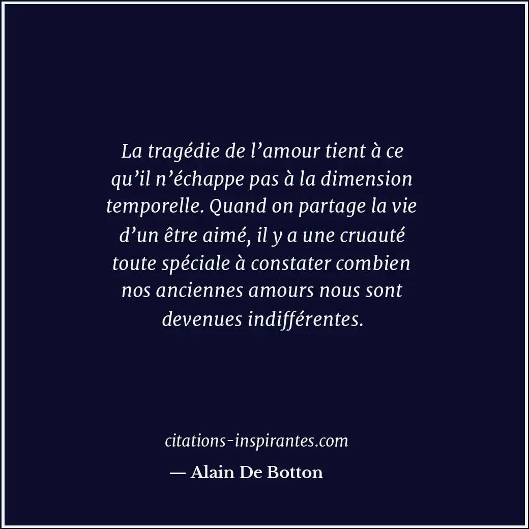Citation de Alain De Botton