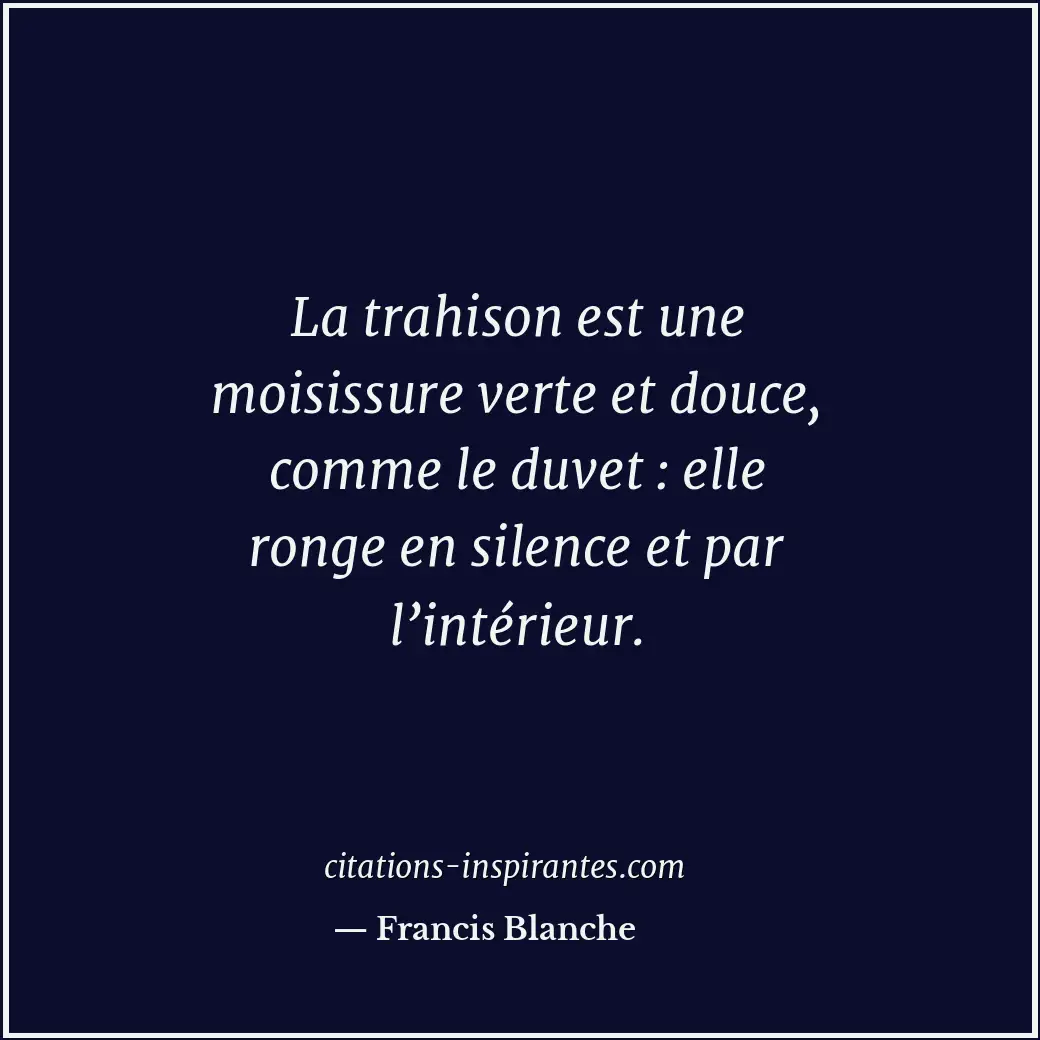 Citation de Francis Blanche