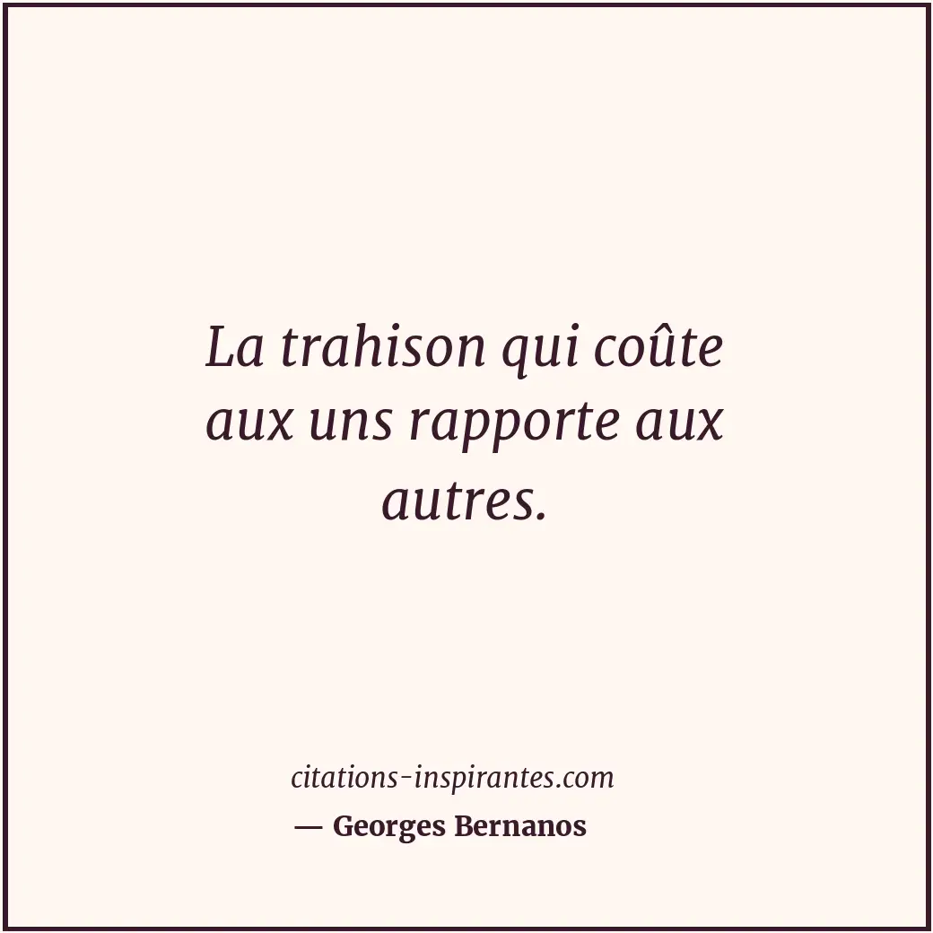 Citation de Georges Bernanos