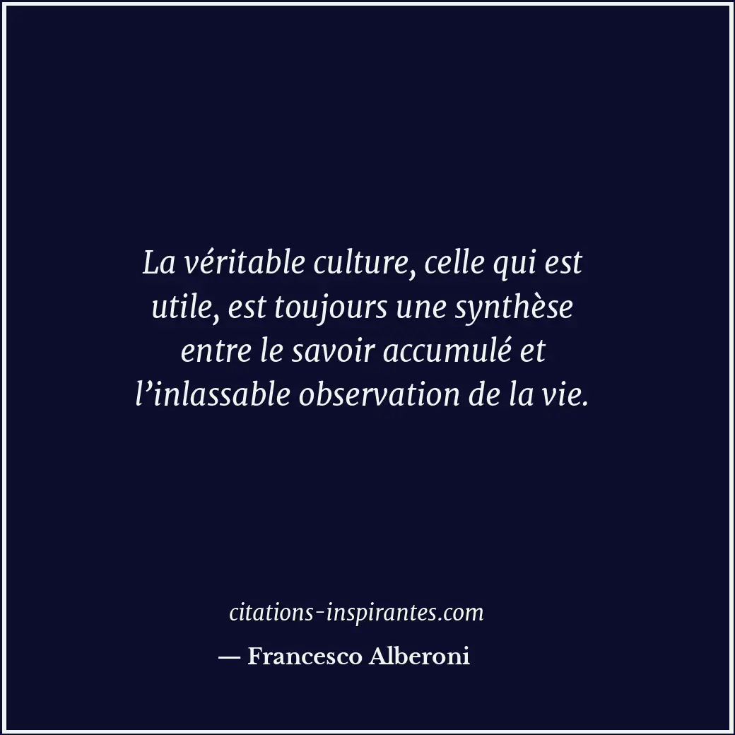 Citation de Francesco Alberoni