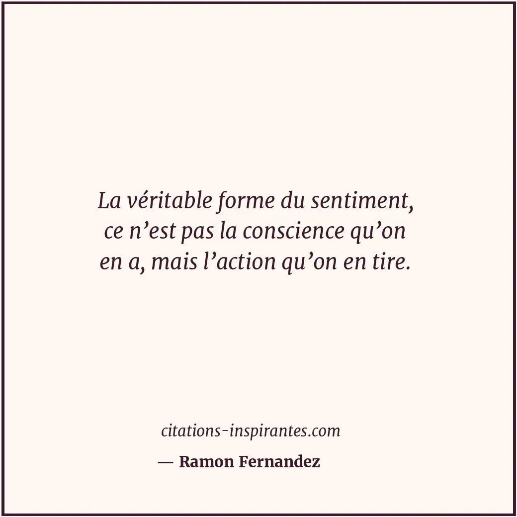 Citation de Ramon Fernandez