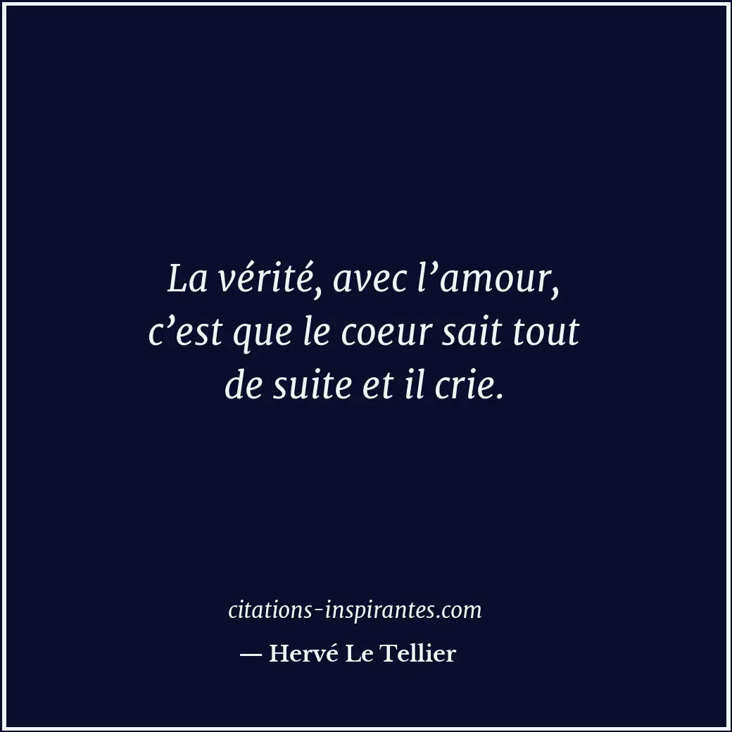 Citation de Hervé Le Tellier