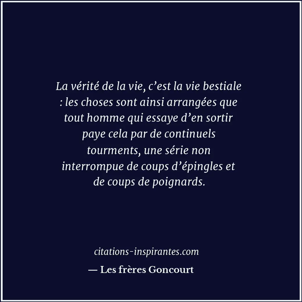 Citation de Les frères Goncourt