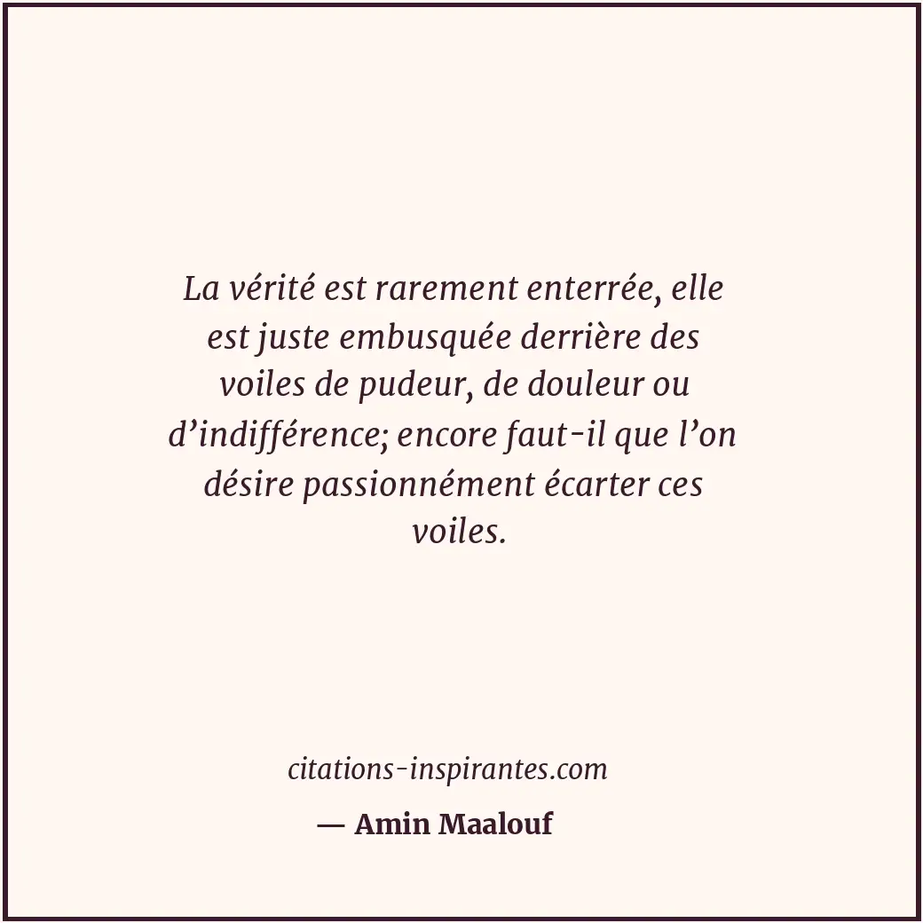 Citation de Amin Maalouf