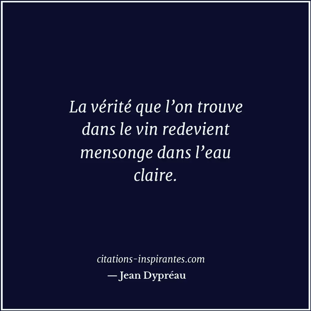 Citation de Jean Dypréau