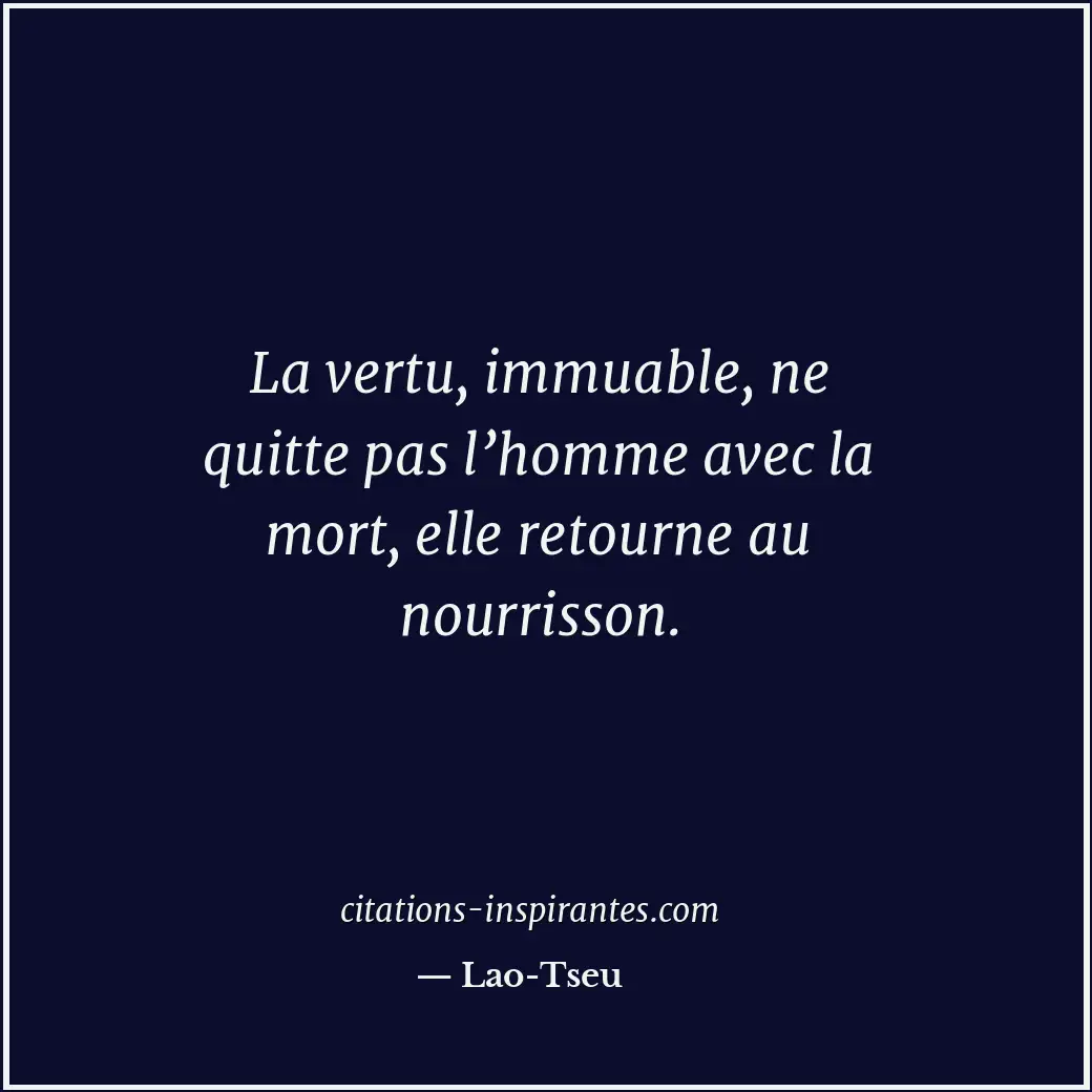 Citation de Lao-Tseu