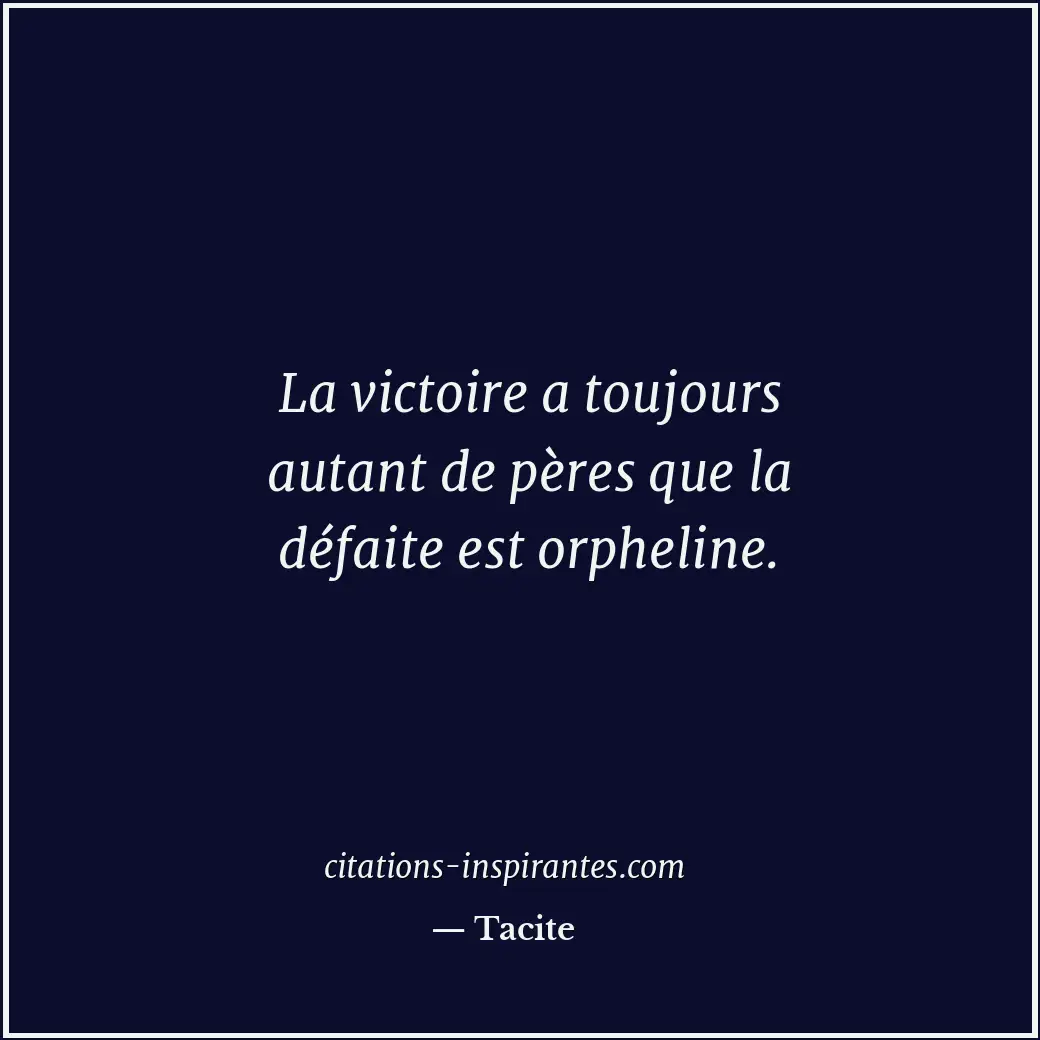 Citation de Tacite