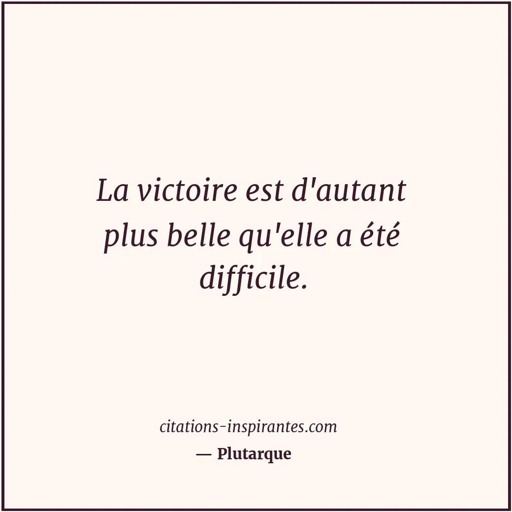Citation de Plutarque