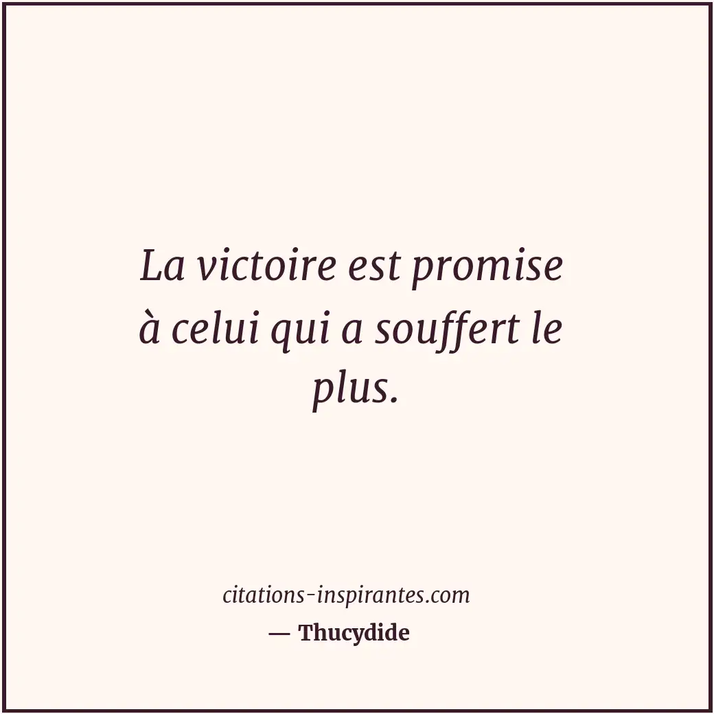 Citation de Thucydide