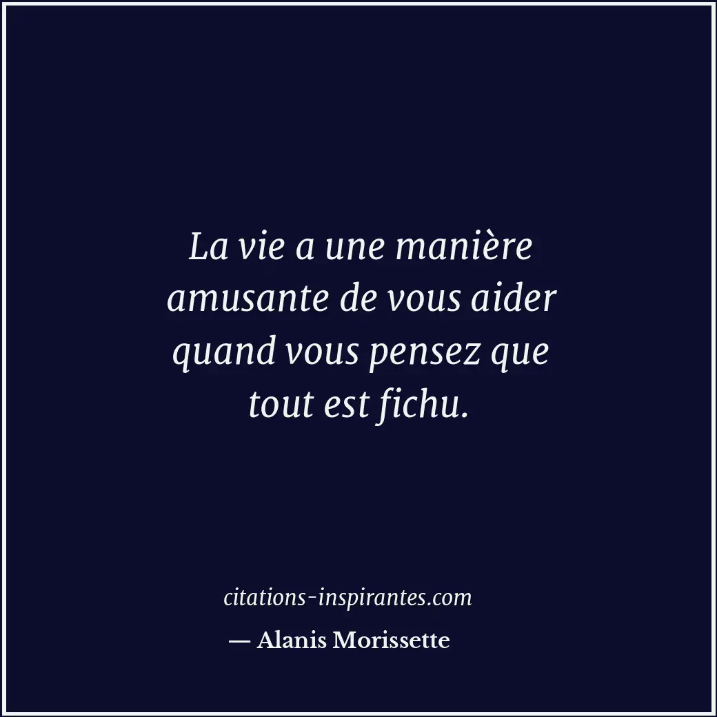 Citation de Alanis Morissette