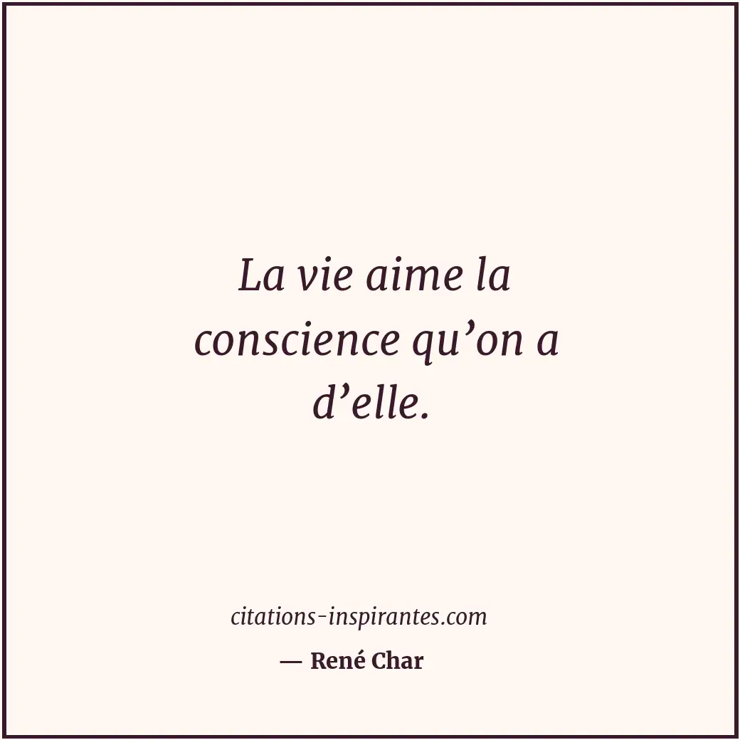 Citation de René Char