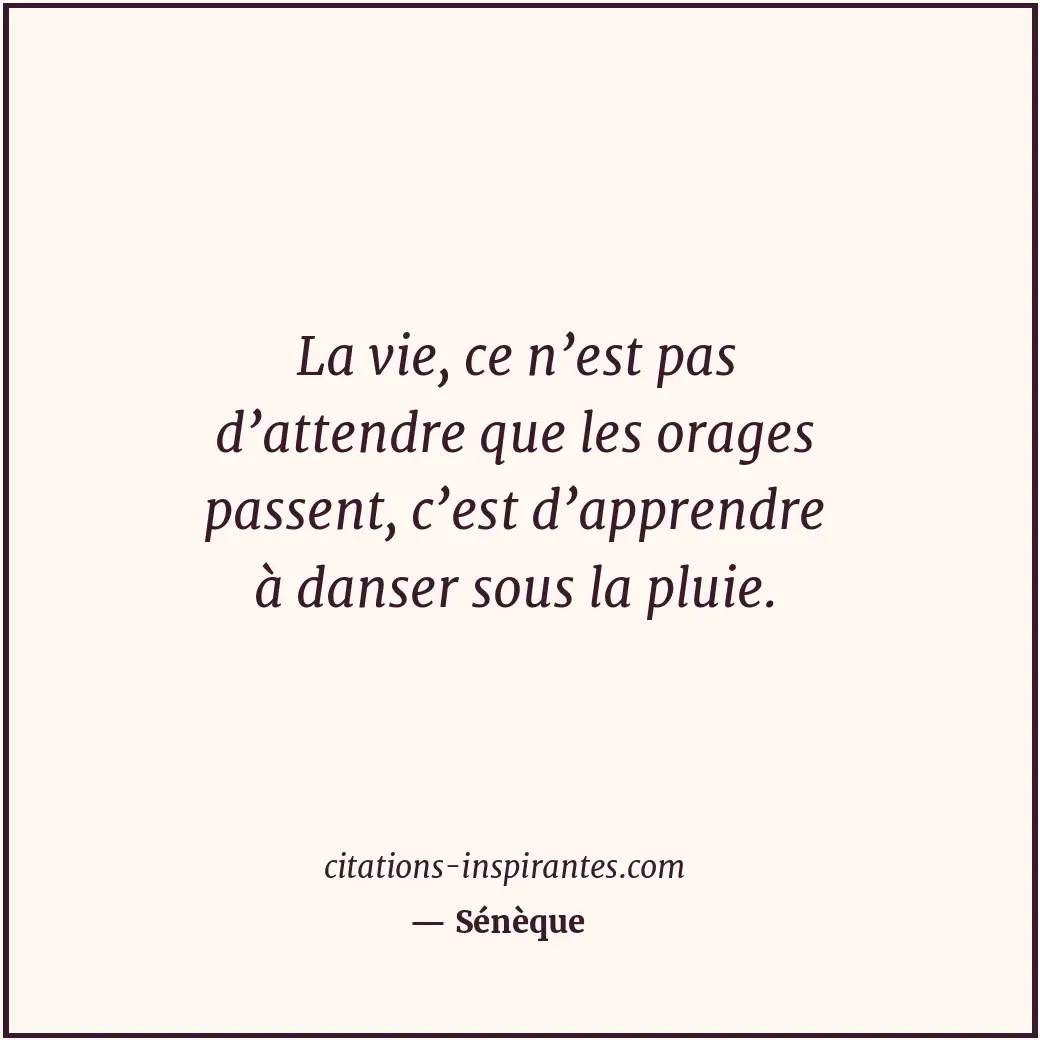 Citation de Sénèque