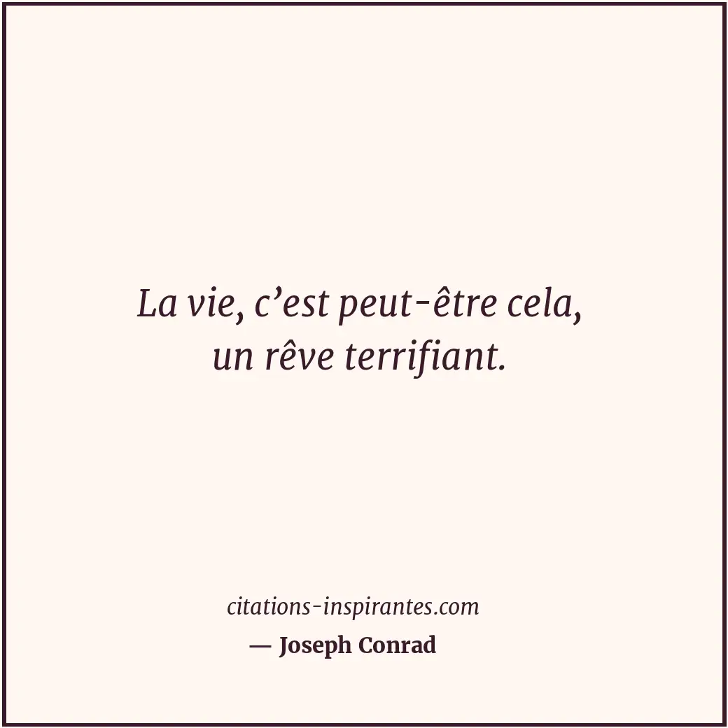 Citation de Joseph Conrad