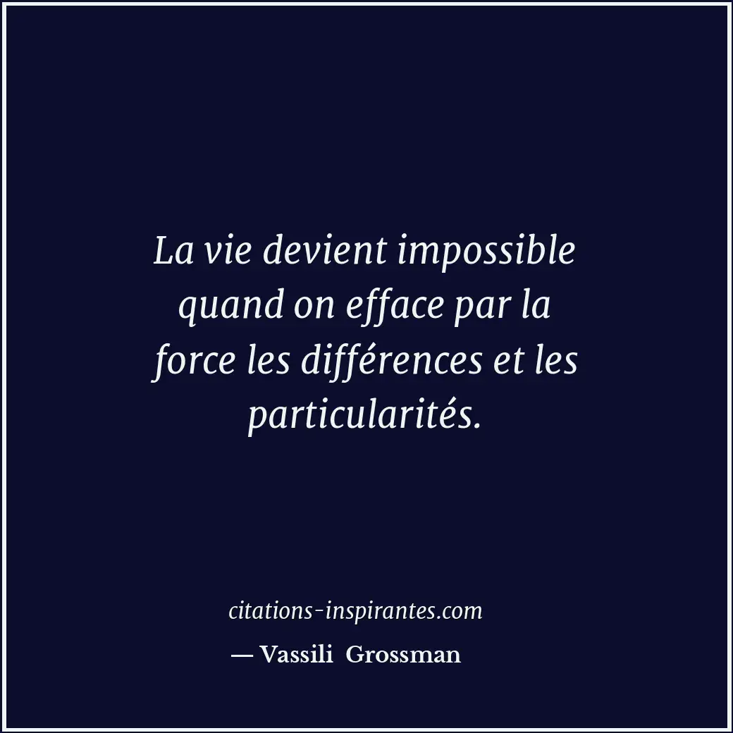 Citation de Vassili Grossman