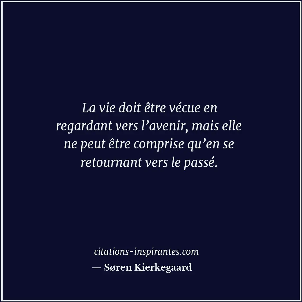 Citation de Søren Kierkegaard
