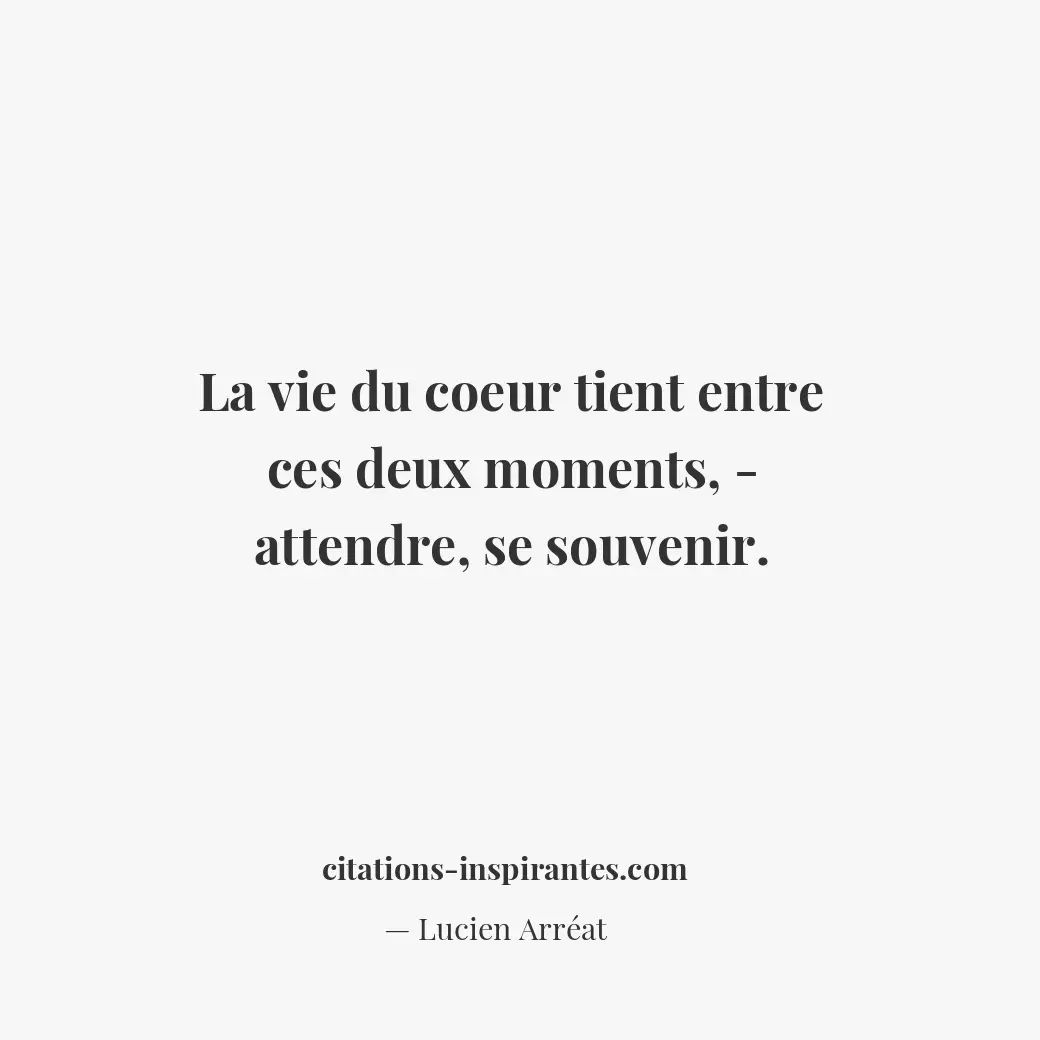 Citation de Lucien Arréat