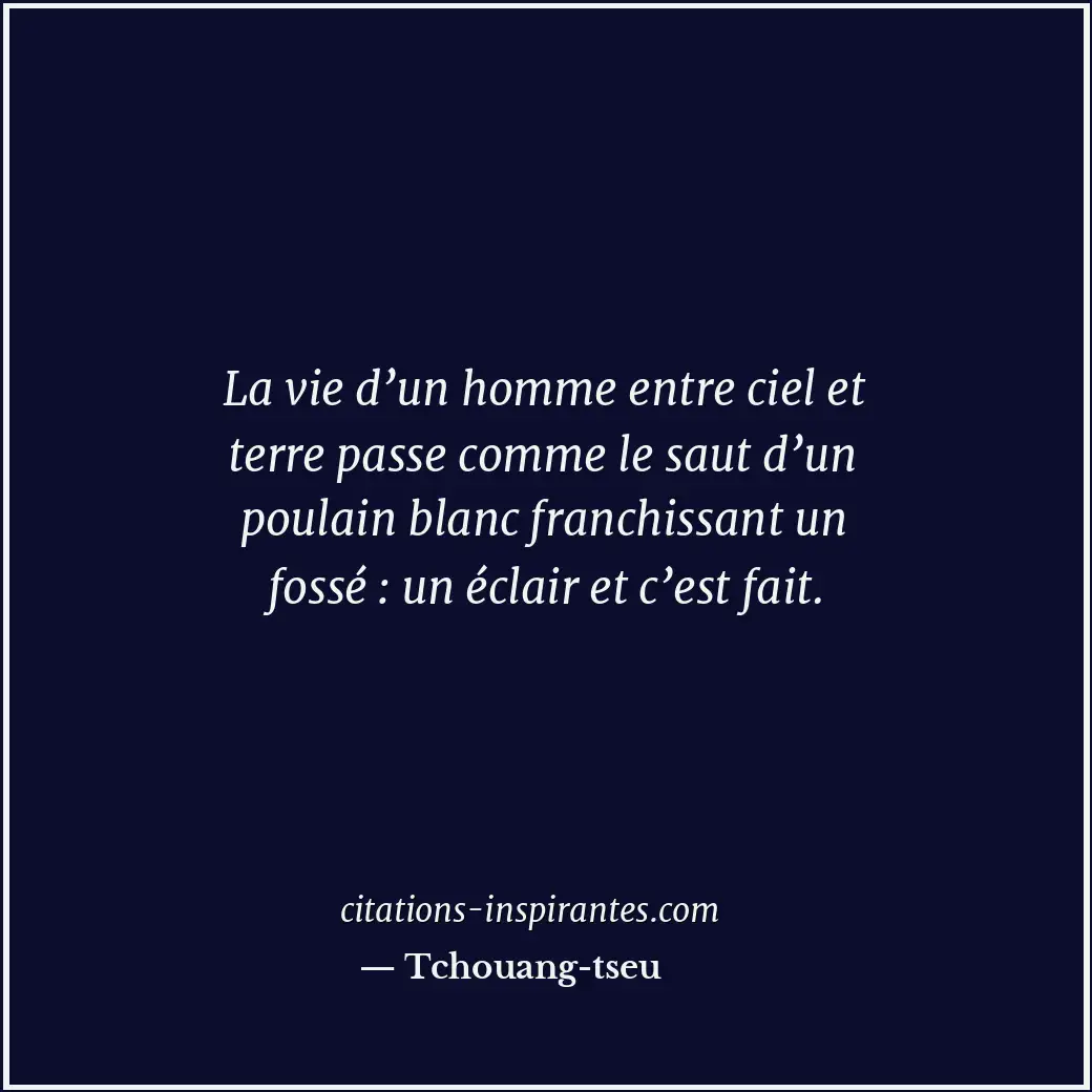 Citation de Tchouang-tseu