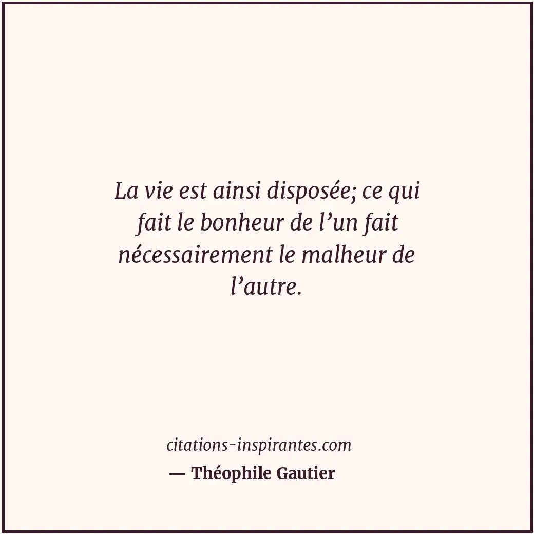Citation de Théophile Gautier