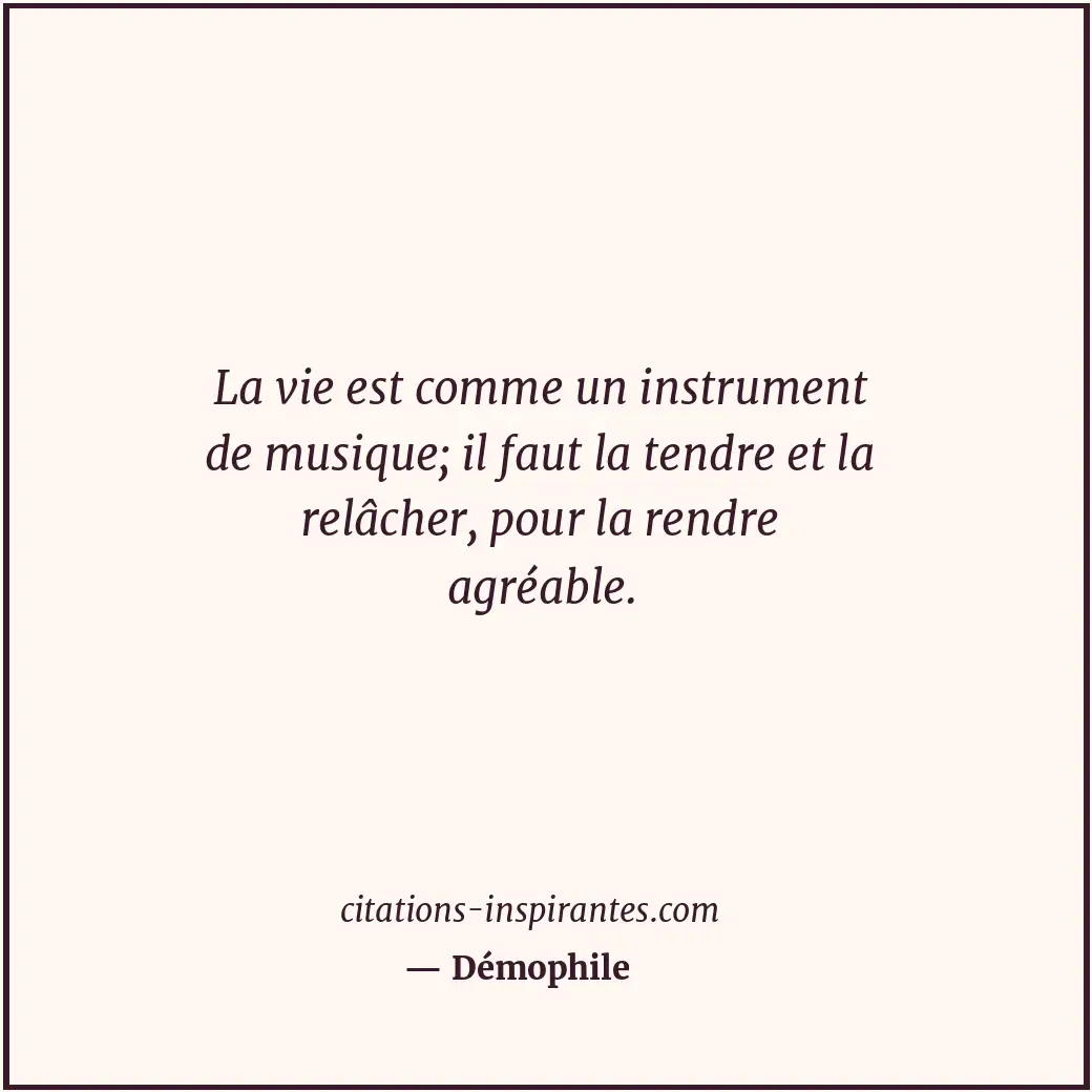 Citation de Démophile
