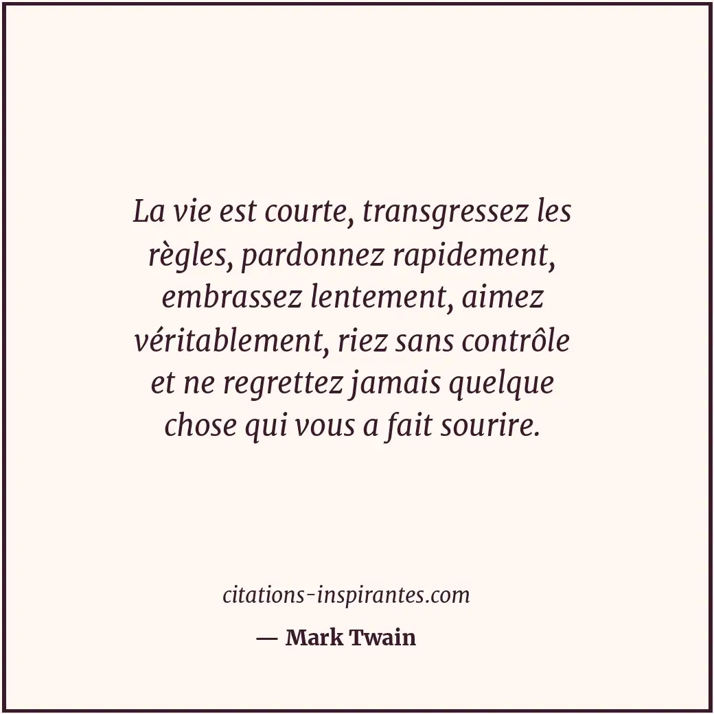 Citation de Mark Twain