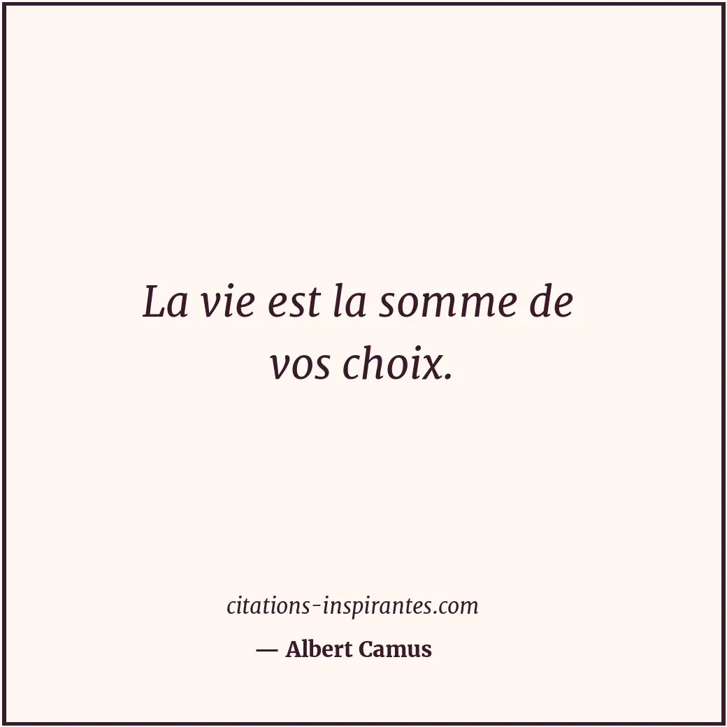 Citation de Albert Camus