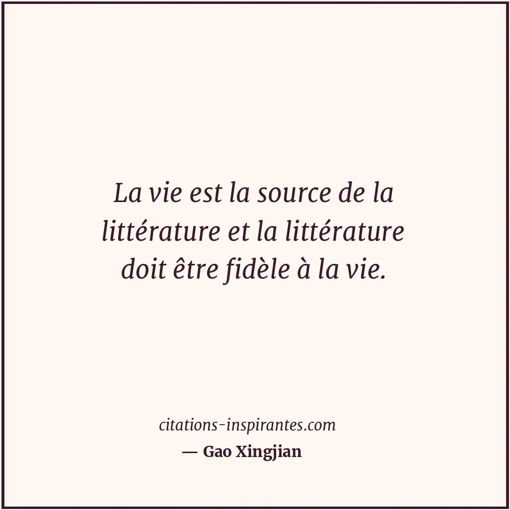 Citation de Gao Xingjian