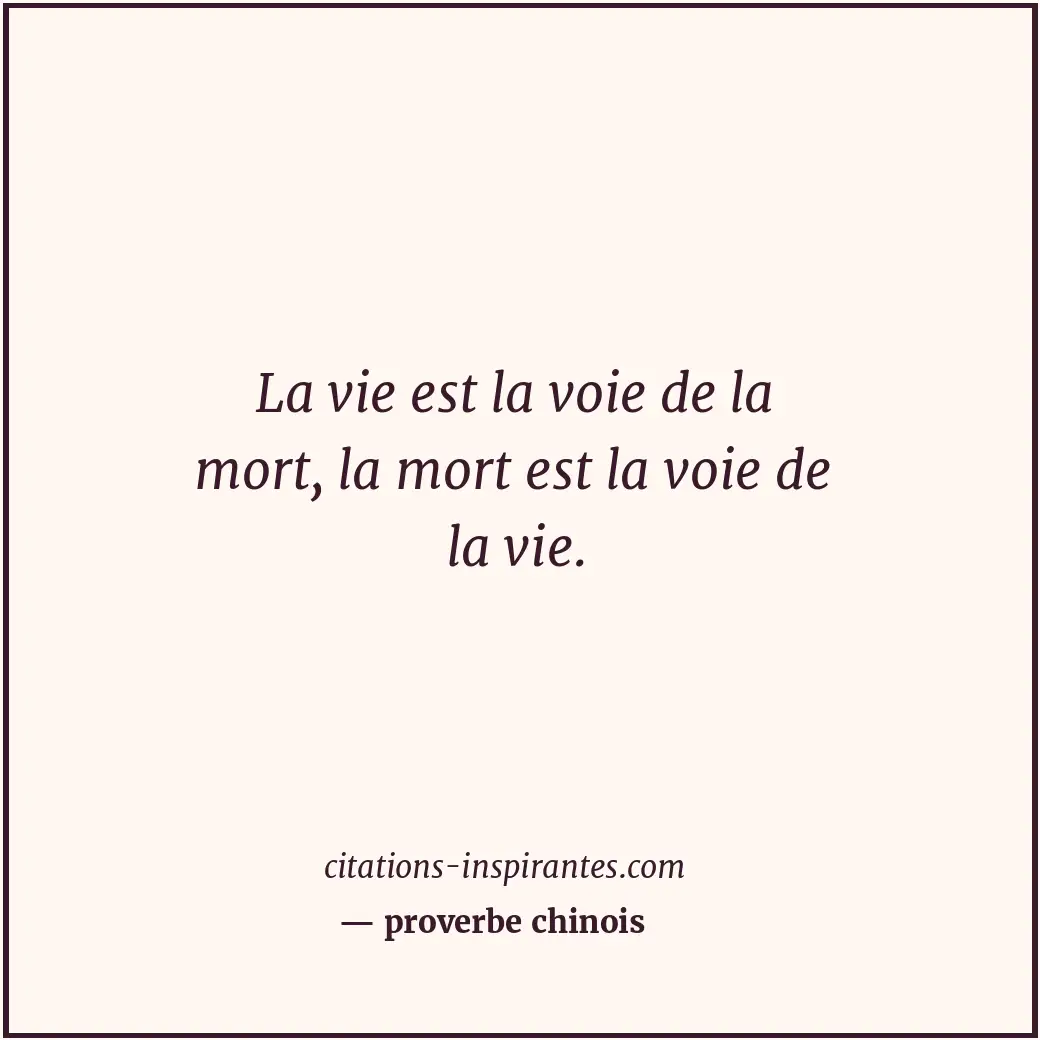 Citation de proverbe chinois