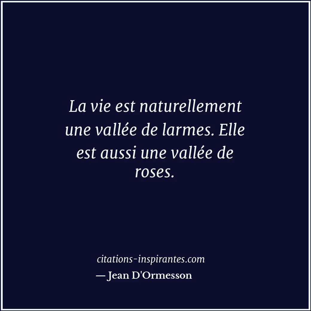 Citation de Jean D'Ormesson