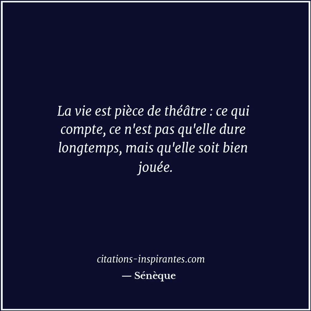 Citation de Sénèque