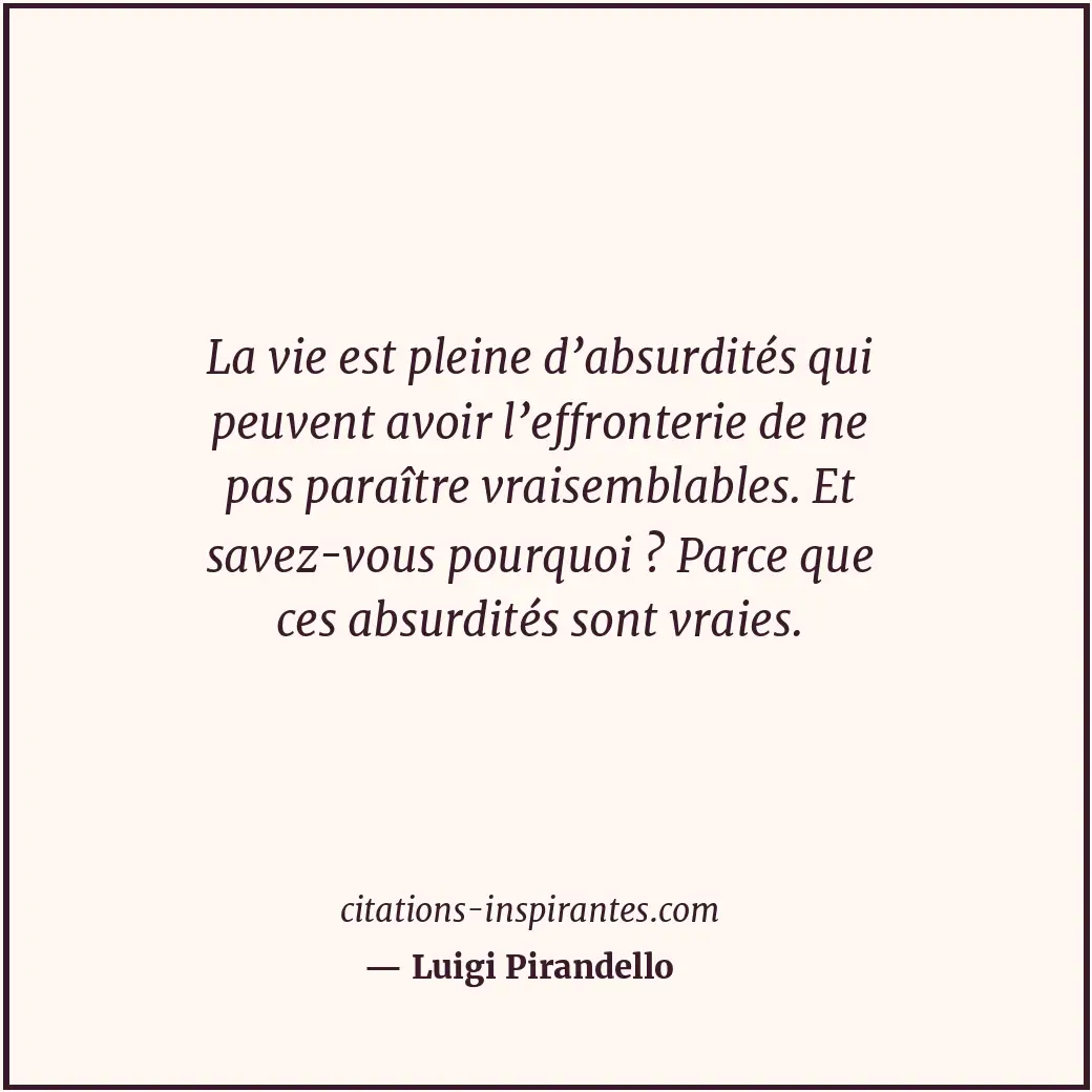 Citation de Luigi Pirandello