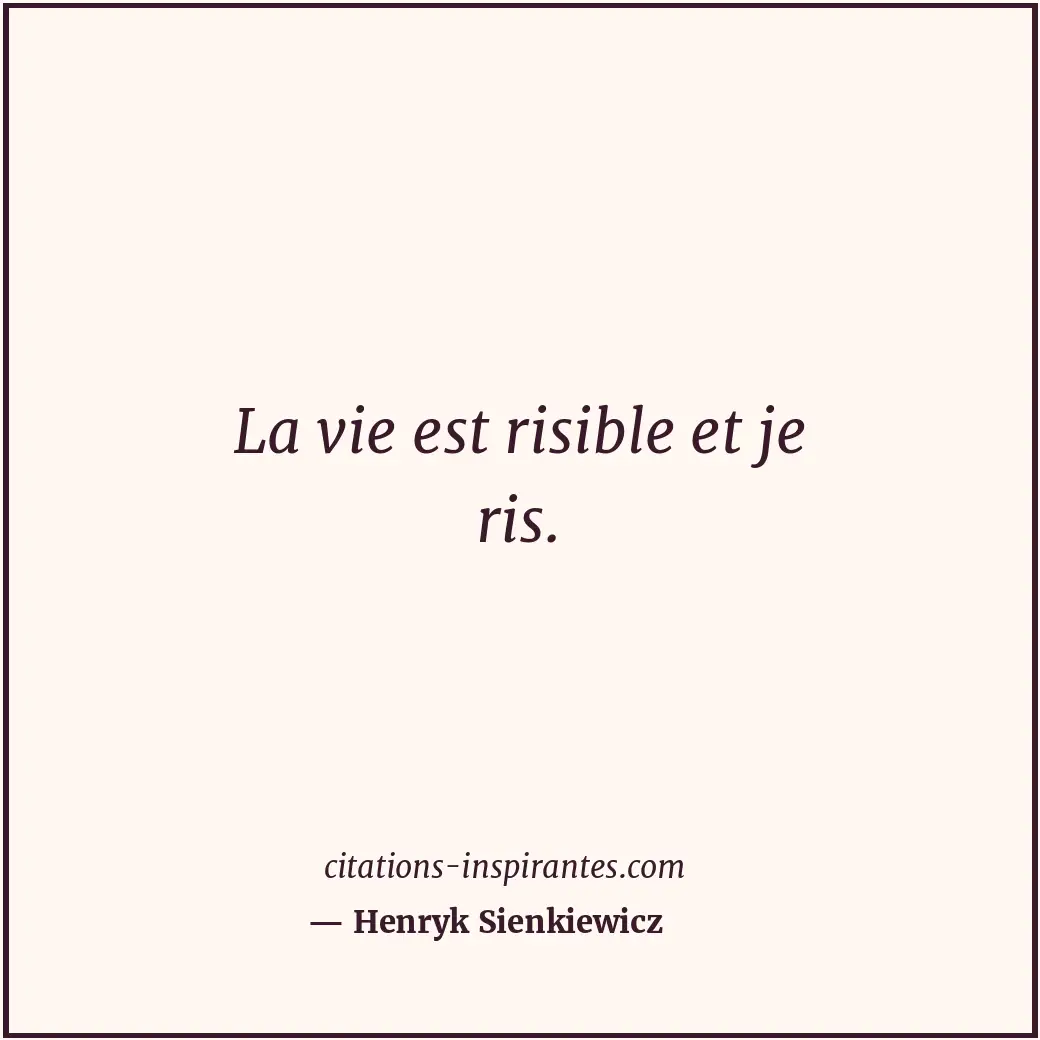 Citation de Henryk Sienkiewicz