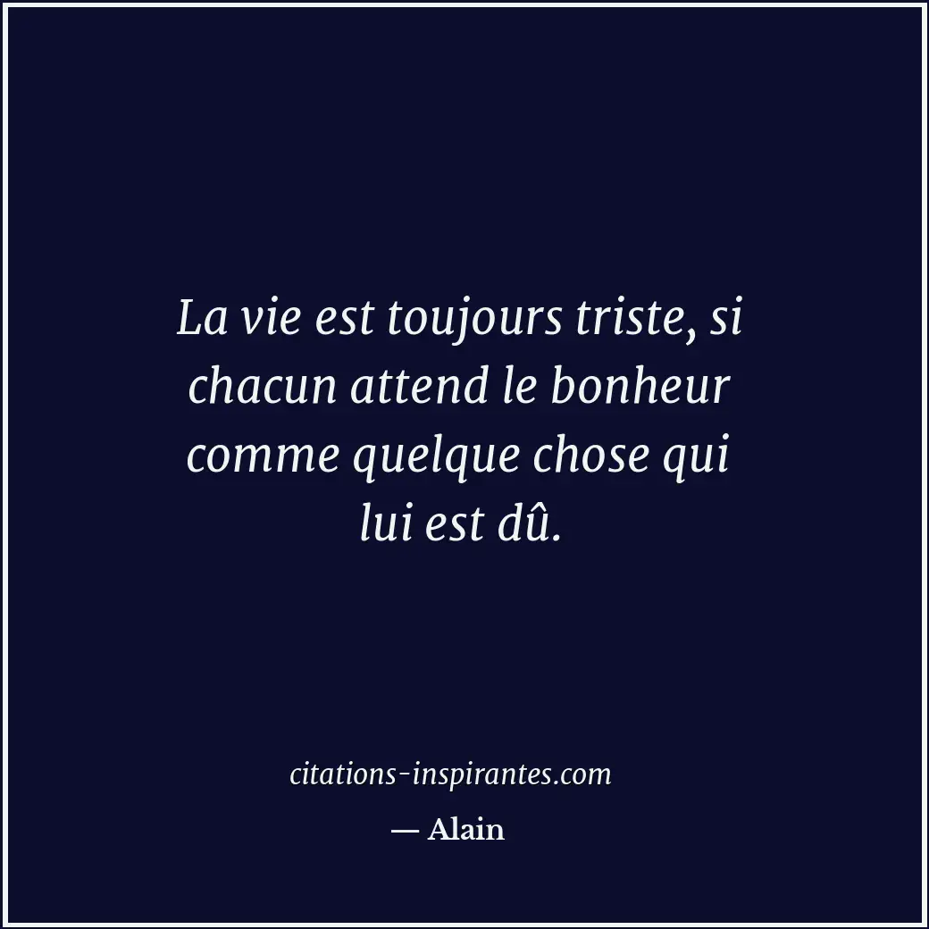 Citation de Alain