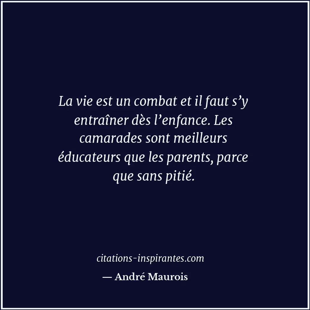 Citation de André Maurois