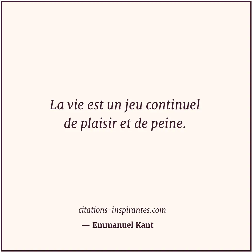 Citation de Emmanuel Kant