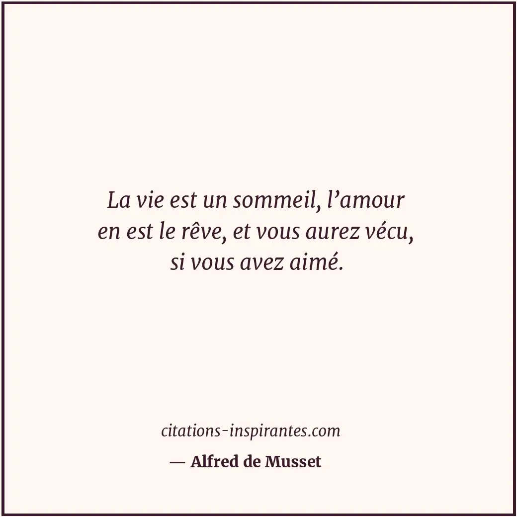Citation de Alfred de Musset