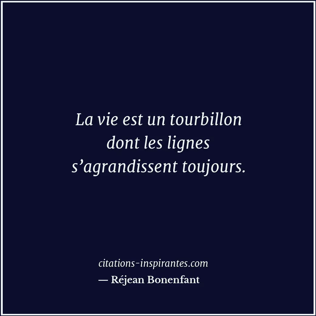 Citation de Réjean Bonenfant