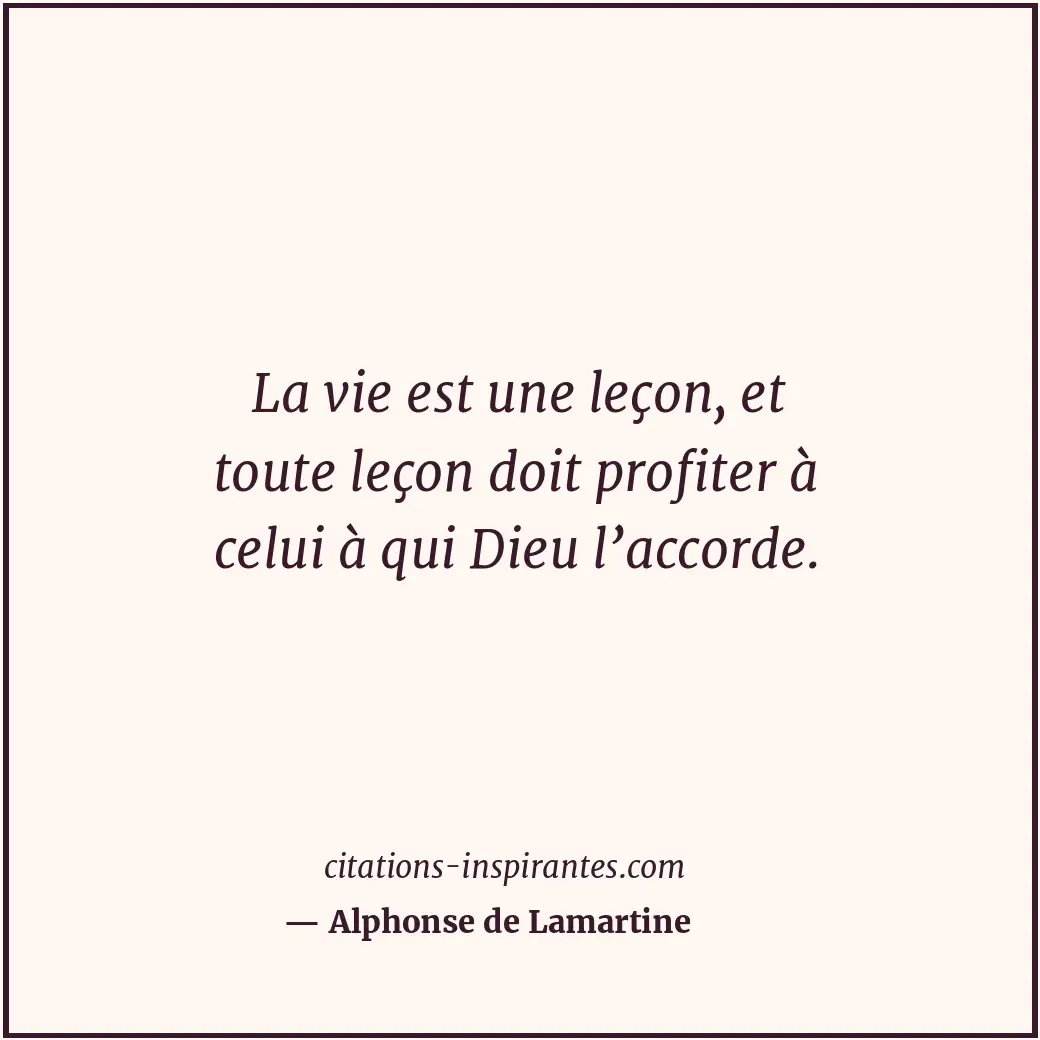 Citation de Alphonse de Lamartine