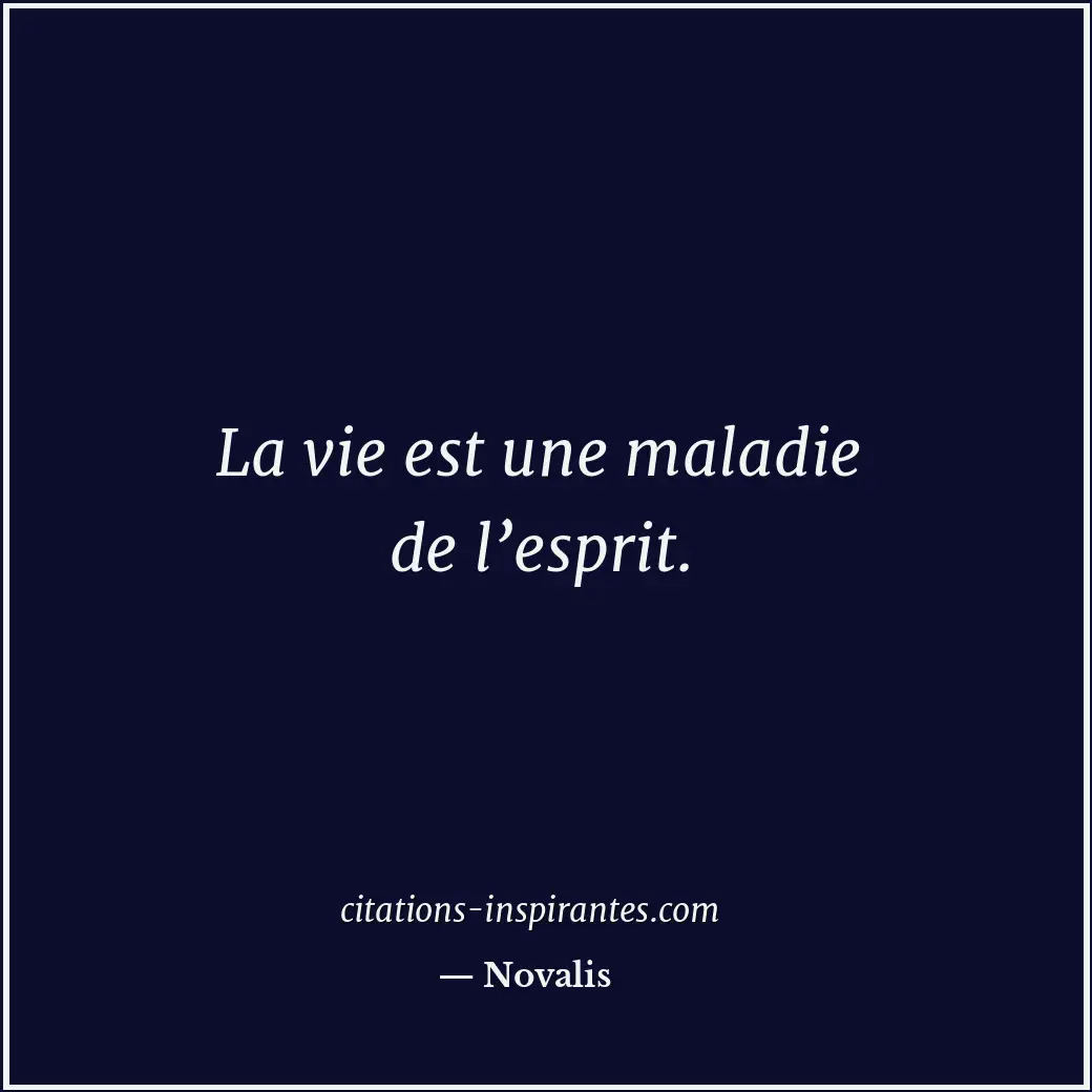 Citation de Novalis